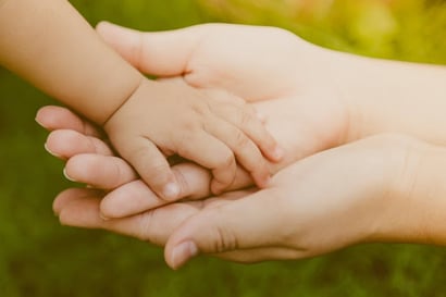 Child hand